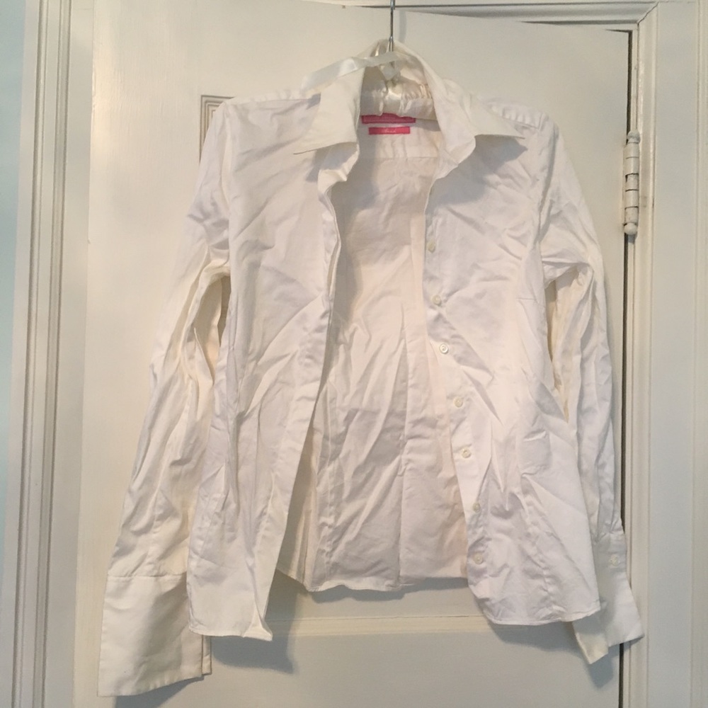 NWOT Charles Tyrwhitt white button-down shirt sz 4